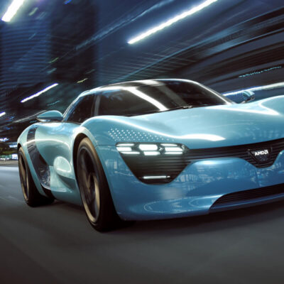 AMD Futuristic Vehicle Visualisation | Freelance 3D Artist